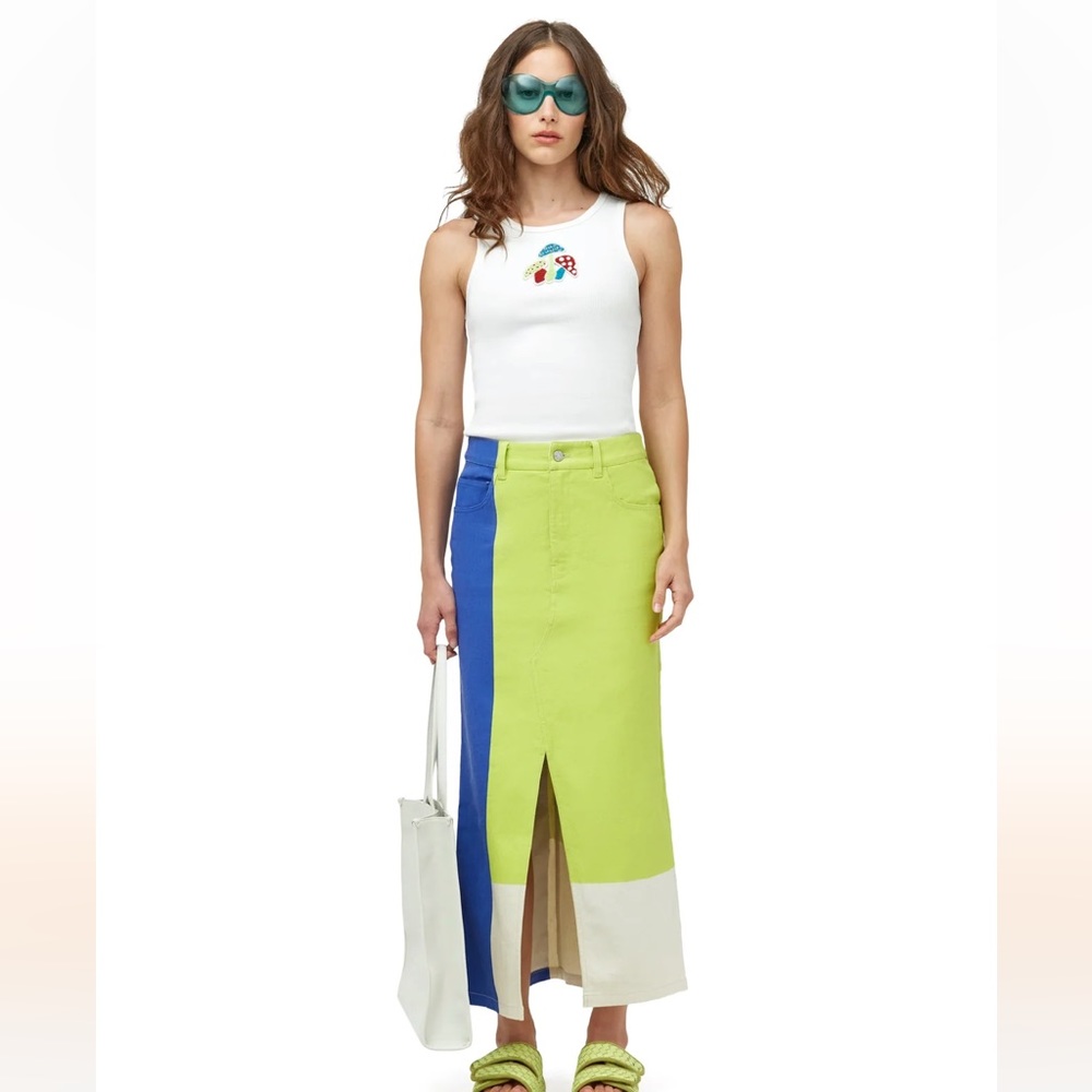Simon Miller Color Block Simi Skirt - Size 4 - New with Tags